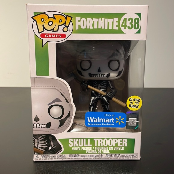 Skull Trooper, Fortnite, Funko Pop, Walmart Exclusive, Glows in the dark - Picture 1 of 6